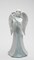 Ceramic Angel Holding Dove Figurine, Home Décor, Religious Décor, Religious Gift, Church Décor, Baptism Gift